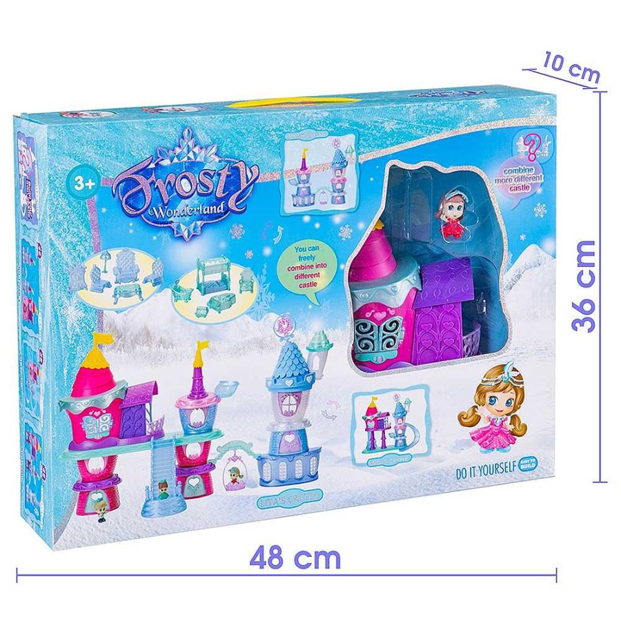 Juguetes Genérico Mini Mu Ecas | Castillo Frosty Con Mini Mu Eca 47X36