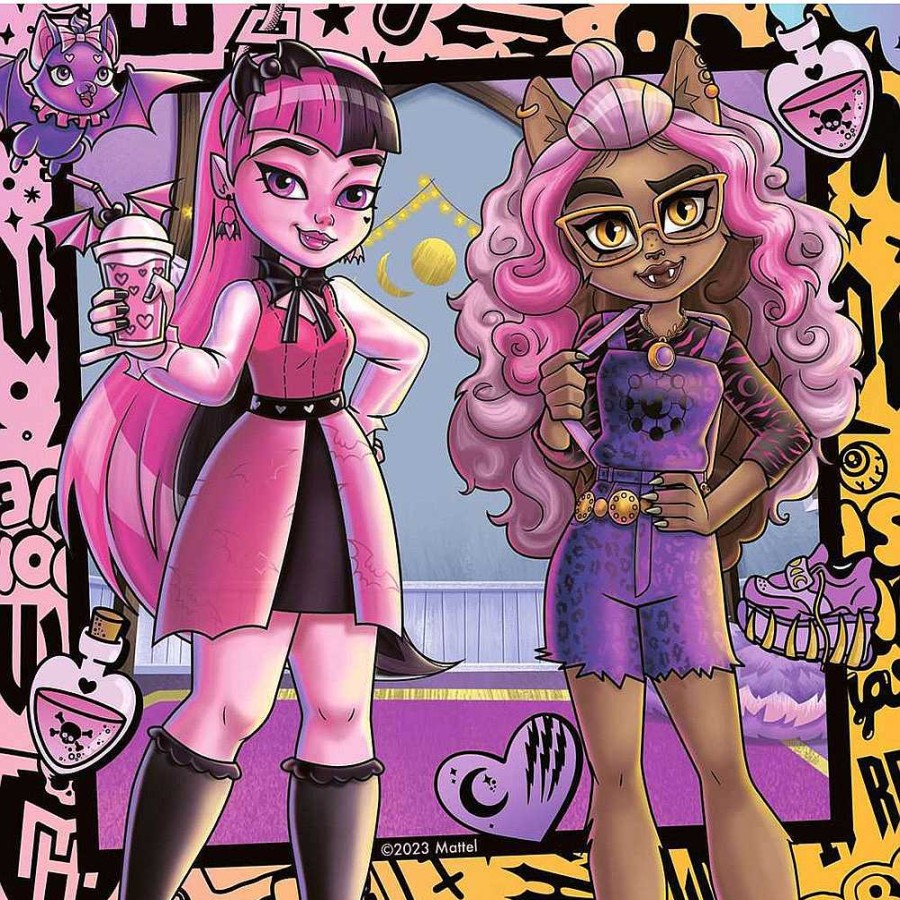 Juguetes Monster High Puzzles Infantiles | Monster High Puzzle Triple 3X49 Piezas