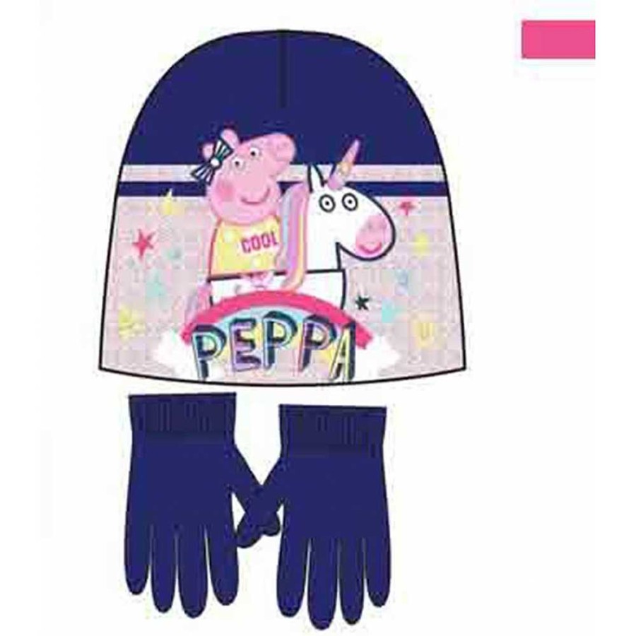 Regalo Peppa Pig Gorros Y Sombreros | Peppa Pig Gorro+Guantes Uncornio