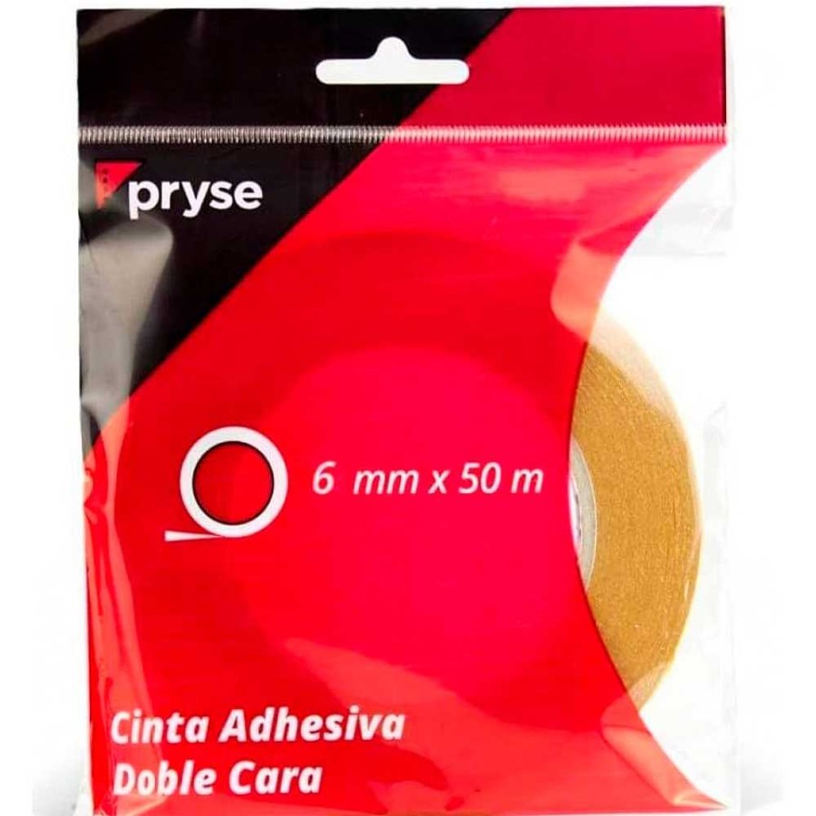 Papeler A Pryse Pegamentos Y Cinta Adhesiva | Cinta Adhesiva Doble Cara 50 Mts X 6 Mm