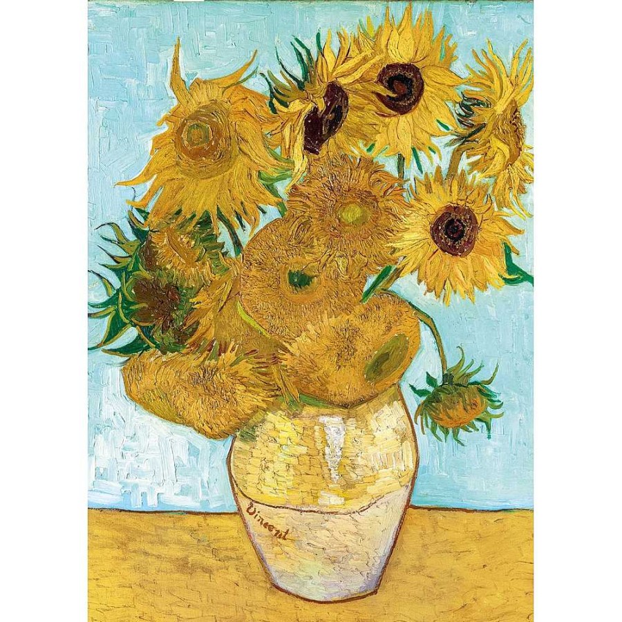 Juguetes Clementoni Puzzles 300-1000 Piezas | Puzzle 1000 Piezas Museum Van Gogh. Los Girasoles