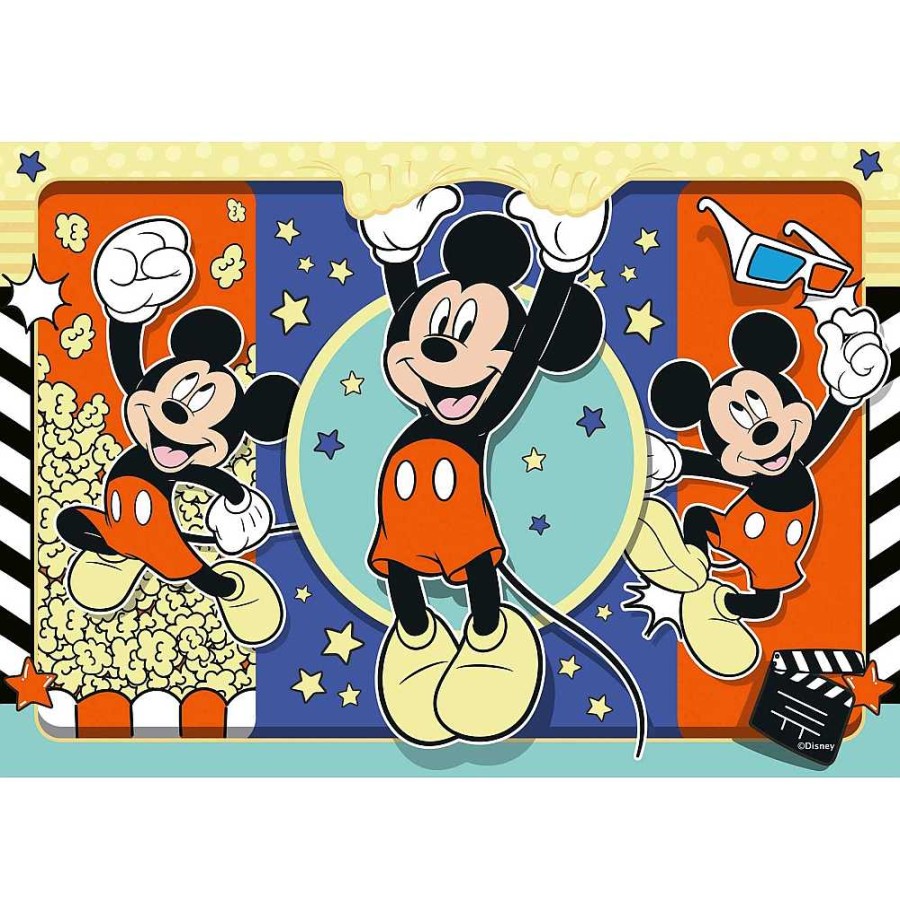 Juguetes Disney Puzzles Infantiles | Mickey Puzzle Doble 2X24 Piezas