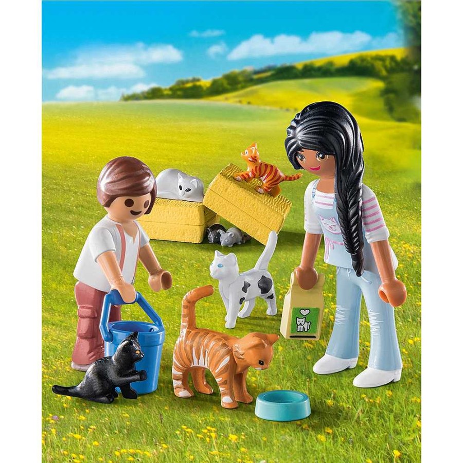 Juguetes Playmobil Playmobil | Playmobil Country Familia De Gatos