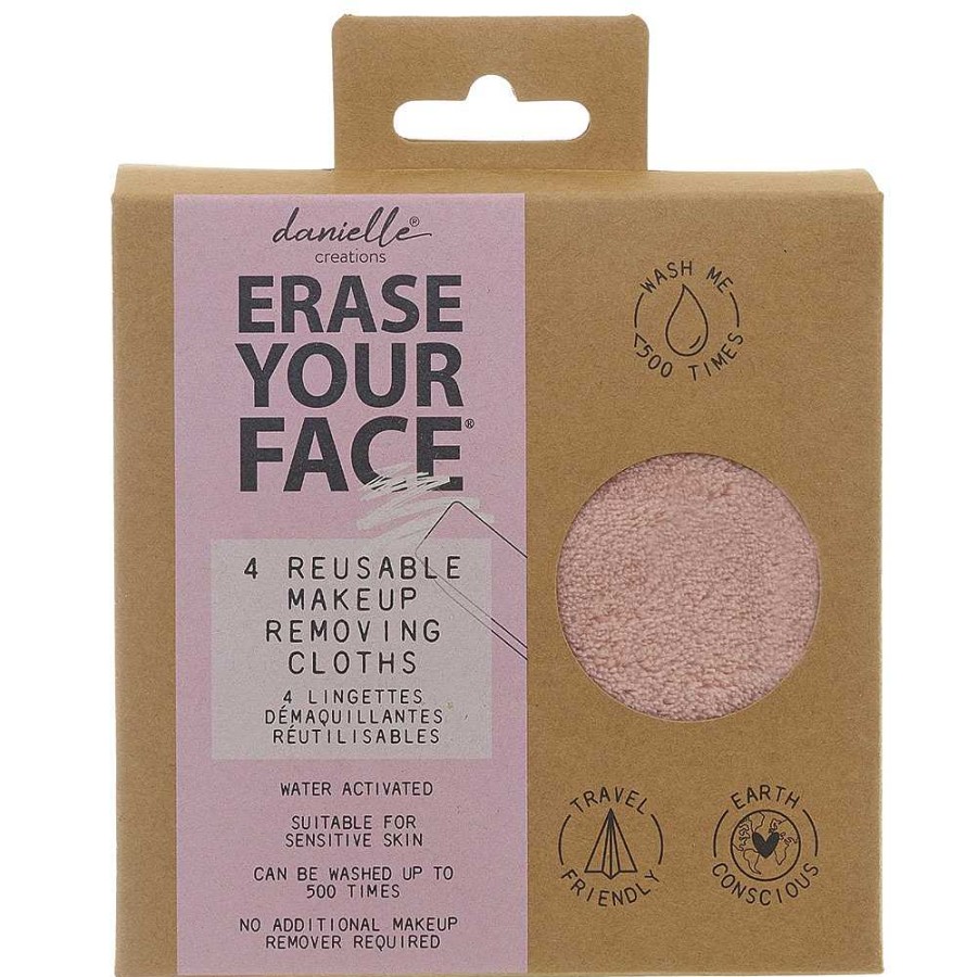 Regalo Erase your Face Tendencia Eco Sostenible | Erase Your Face Set 4 Discos Faciales Desmaquilladores Eco Reutilizables