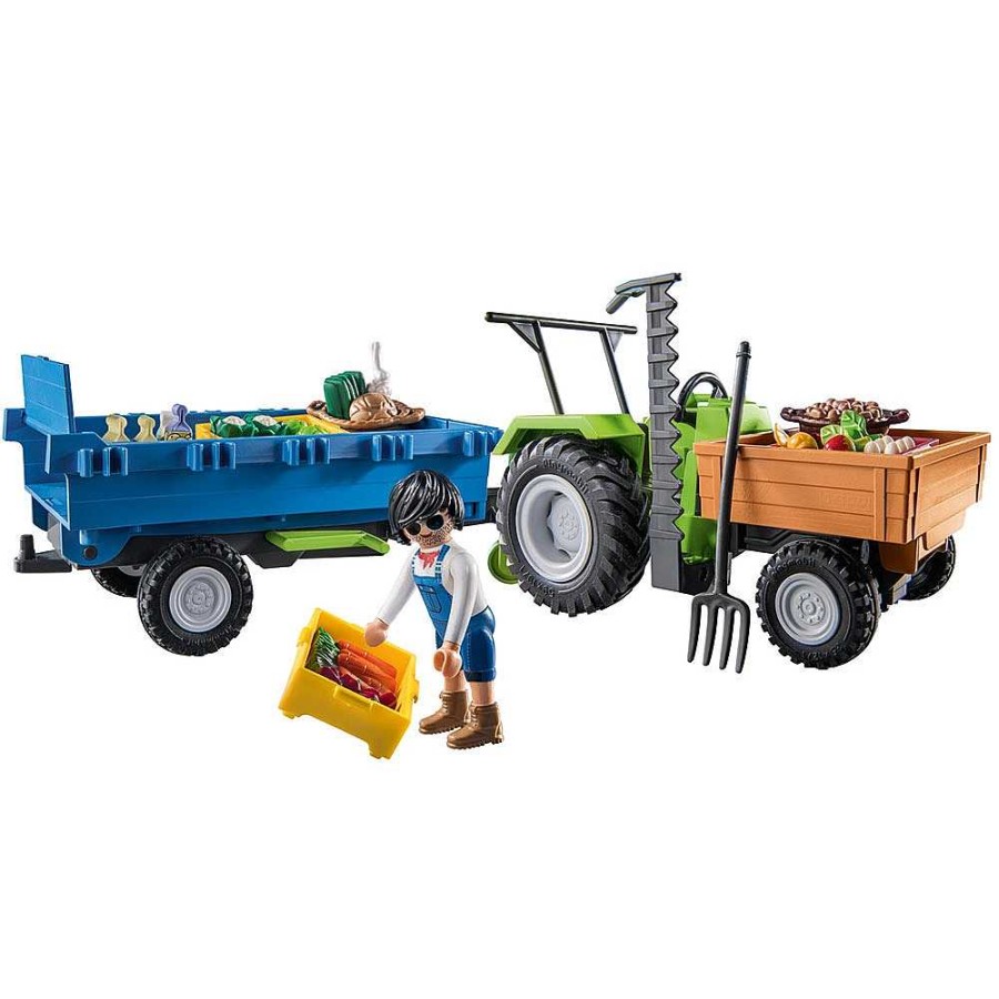 Juguetes Playmobil Playmobil | Playmobil Country Tractor Con Remolque