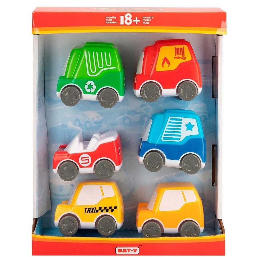 Juguetes Genérico Veh Culos | Pack 6 Coches Preescolar Motor Town. Caja 16X16X20