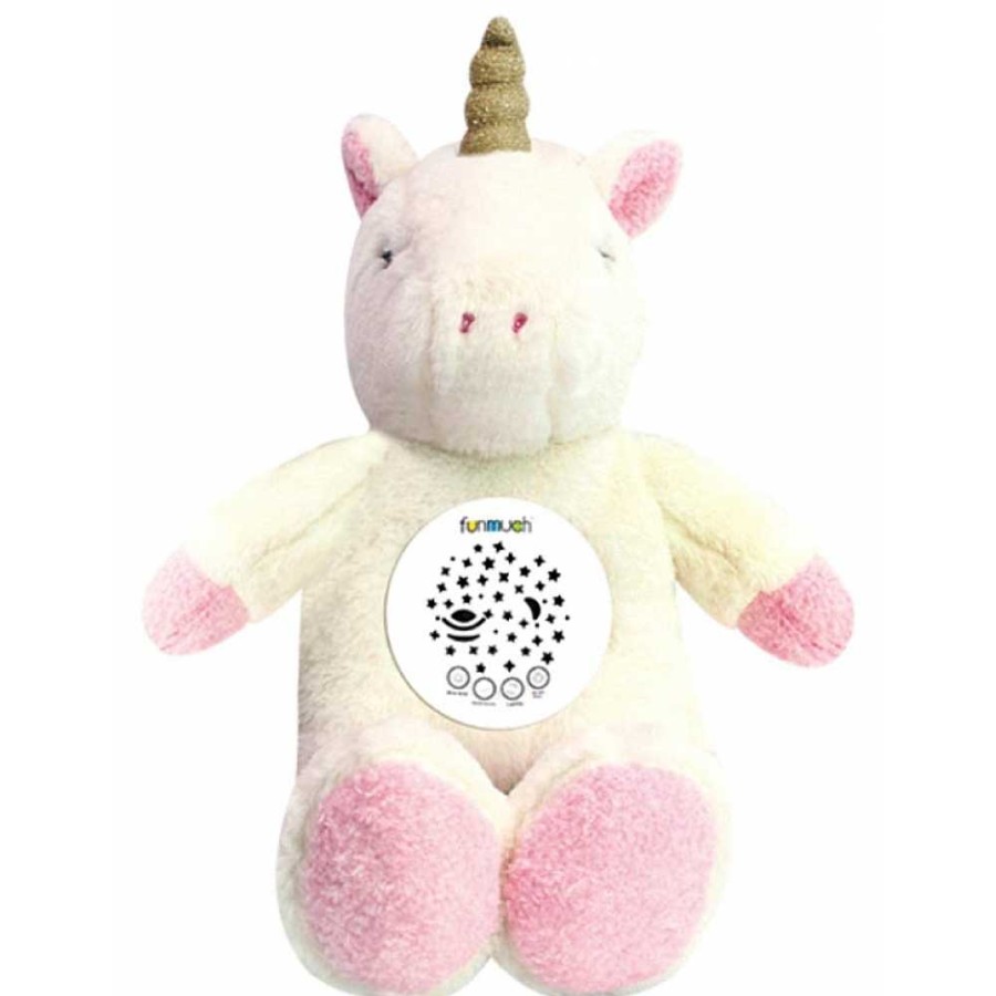 Juguetes Genérico Peluches | Peluche Unicornio Pantalla Luz Y M Sica 28 Cm