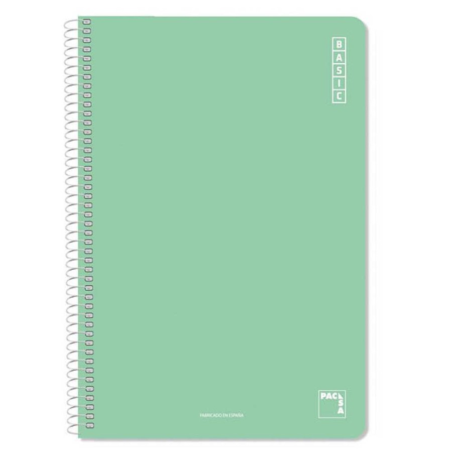 Papeler A Pacsa Cuadernos Espiral | Pack 10 Bloc 60 Gr Folio 80 Hojas Milimetrado