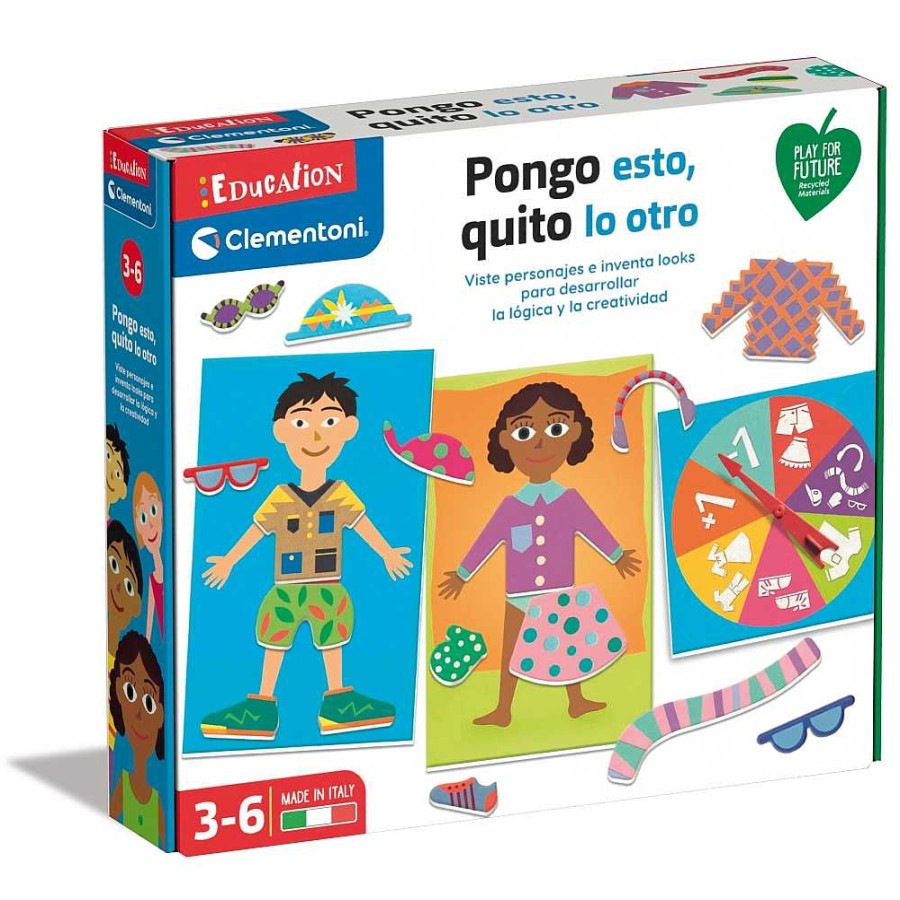 Juguetes Clementoni Juegos Educativos | Jugando Aprendo Pongo Esto, Quito Lo Otro 3-6 A Os