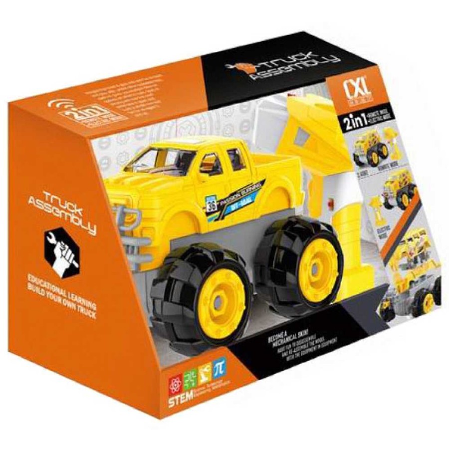 Juguetes Fantástiko Radiocontrol | Coche Radio Control 4X4 Obras P Blicas 15 Cm 3 Funciones