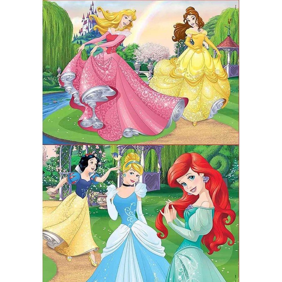 Juguetes Disney Puzzles Infantiles | Princesas Disney Puzzle Doble 2X20 Piezas