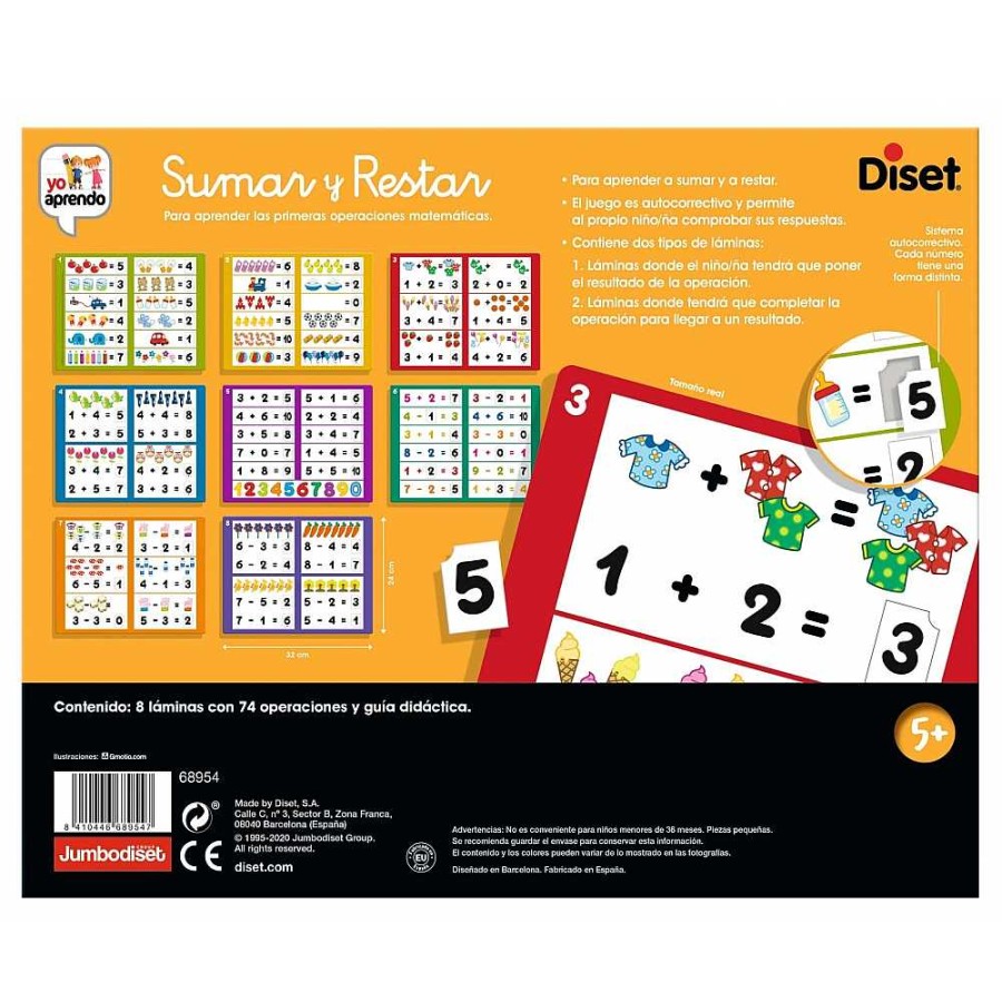 Juguetes Diset Juegos Educativos | Aprendo A Sumar Y Restar Diset + 5 A Os