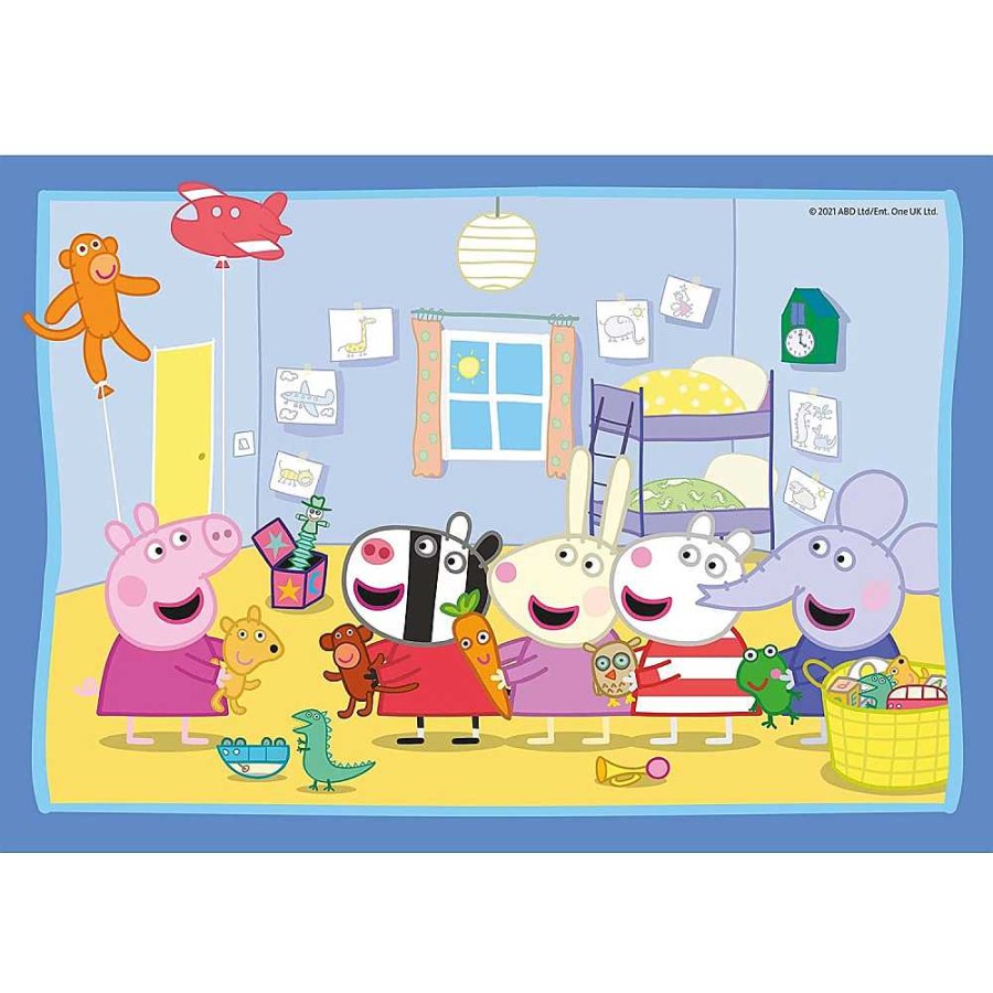 Juguetes Peppa Pig Puzzles Infantiles | Peppa Pig Puzzle Doble 2X12 Piezas