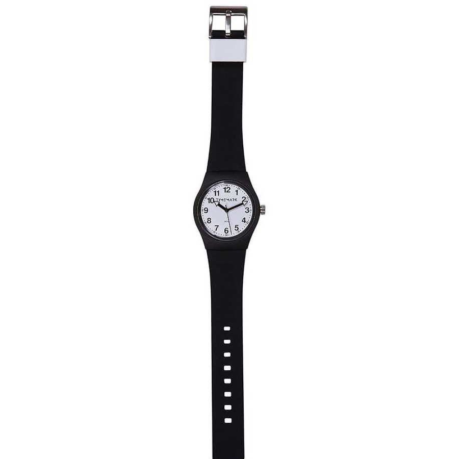 Regalo Timemark Relojes Y Bisuter A | Reloj Pulsera Deportivo Waterprof Negro