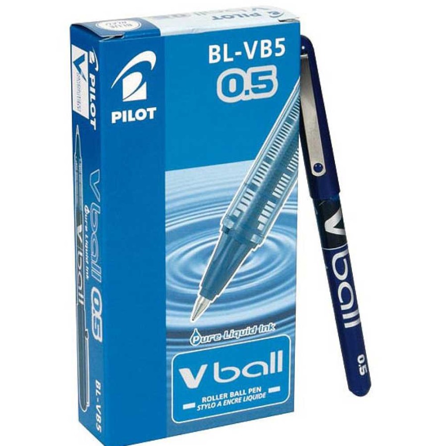 Papeler A Pilot Rotuladores Escritura | Pack 12 Rotulador Pilot Vball 05 Azul