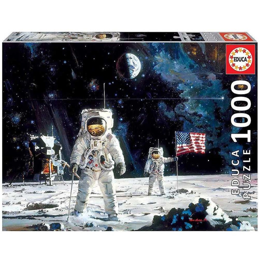 Juguetes Educa Puzzles 300-1000 Piezas | Puzzle Educa 1000 Piezas Primer Hombre Luna