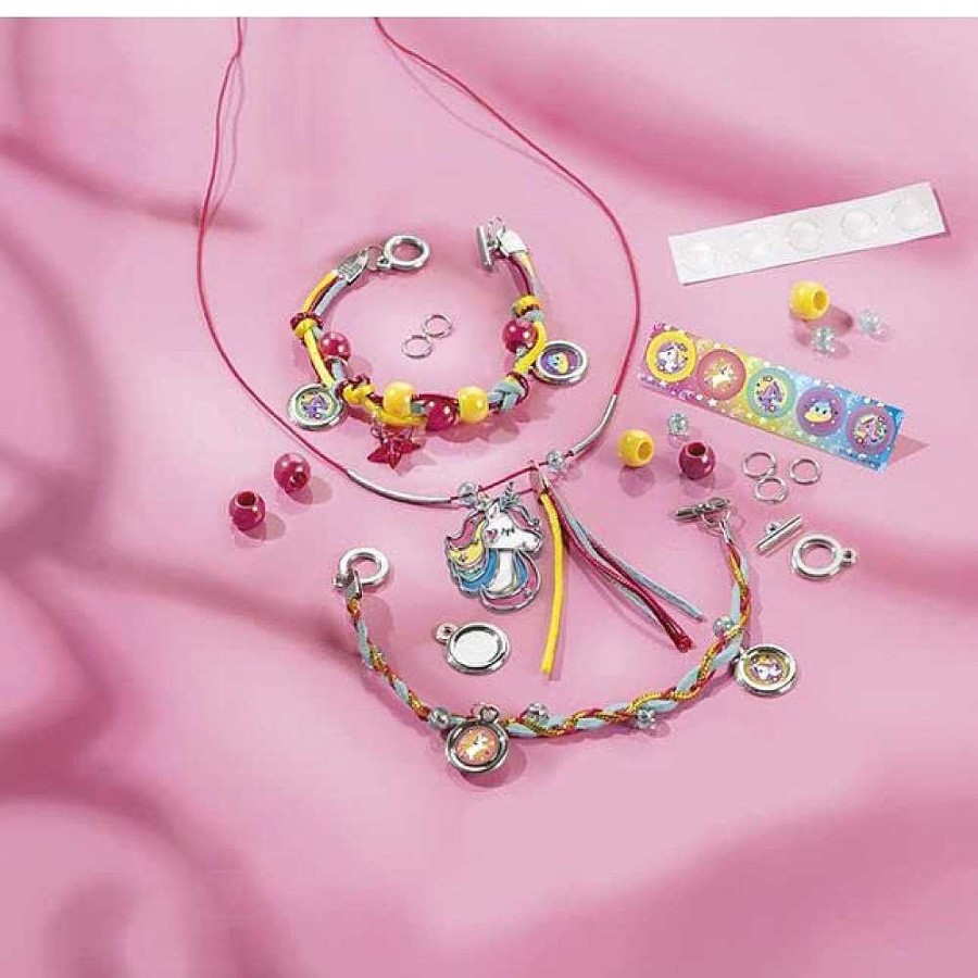 Juguetes Totum Crea Y Pinta | Unicornio Kit Creativo Pulseras Y Collar Totum