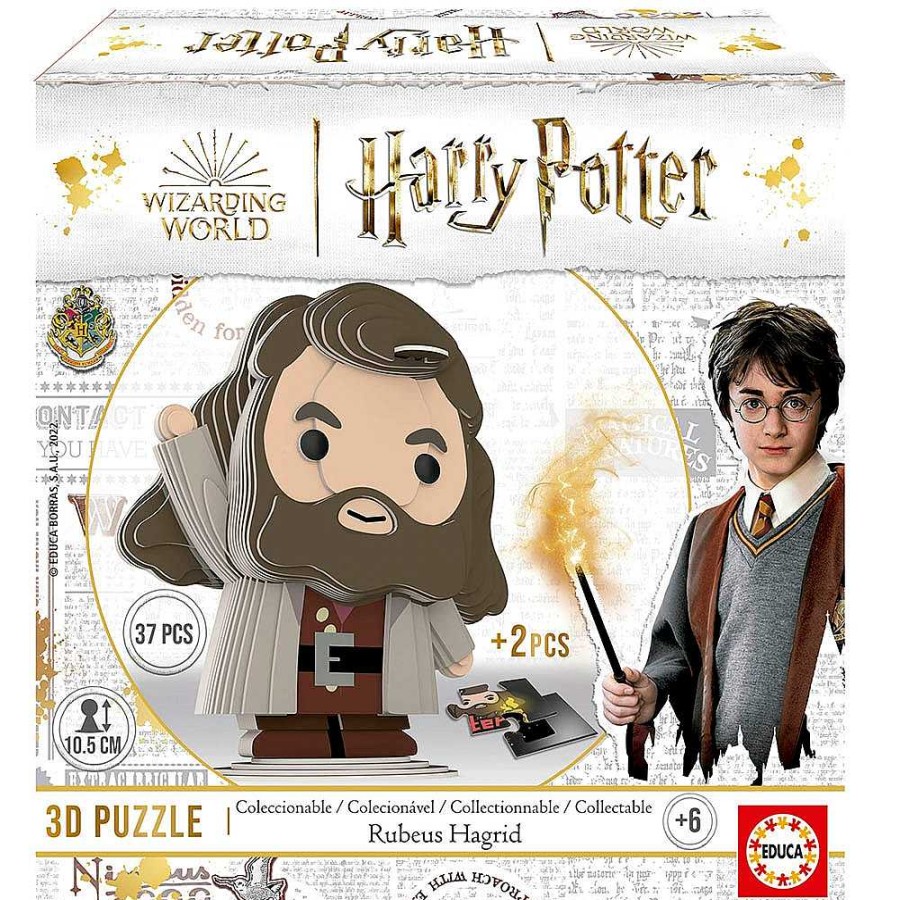 Juguetes Harry Potter Puzzles Infantiles | Harry Potter Puzzle 3D Figura Rubeus Hagrid + 6 A Os