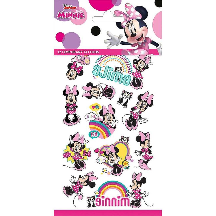 Papeler A Disney Stickers Y Pegatinas | Blister Tatoos 10X20 Cm Minnie