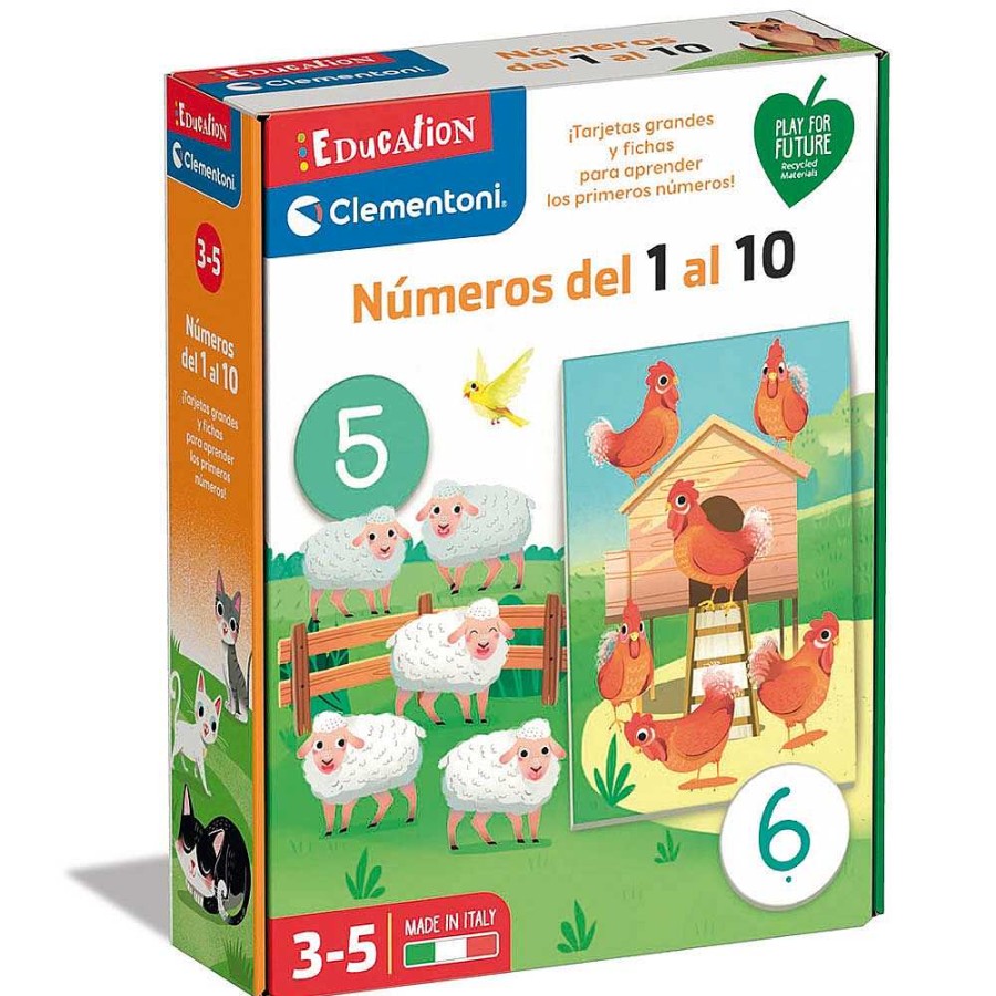 Juguetes Clementoni Juegos Educativos | Jugando Aprendo N Meros Del 1 Al 10 + 3 A Os