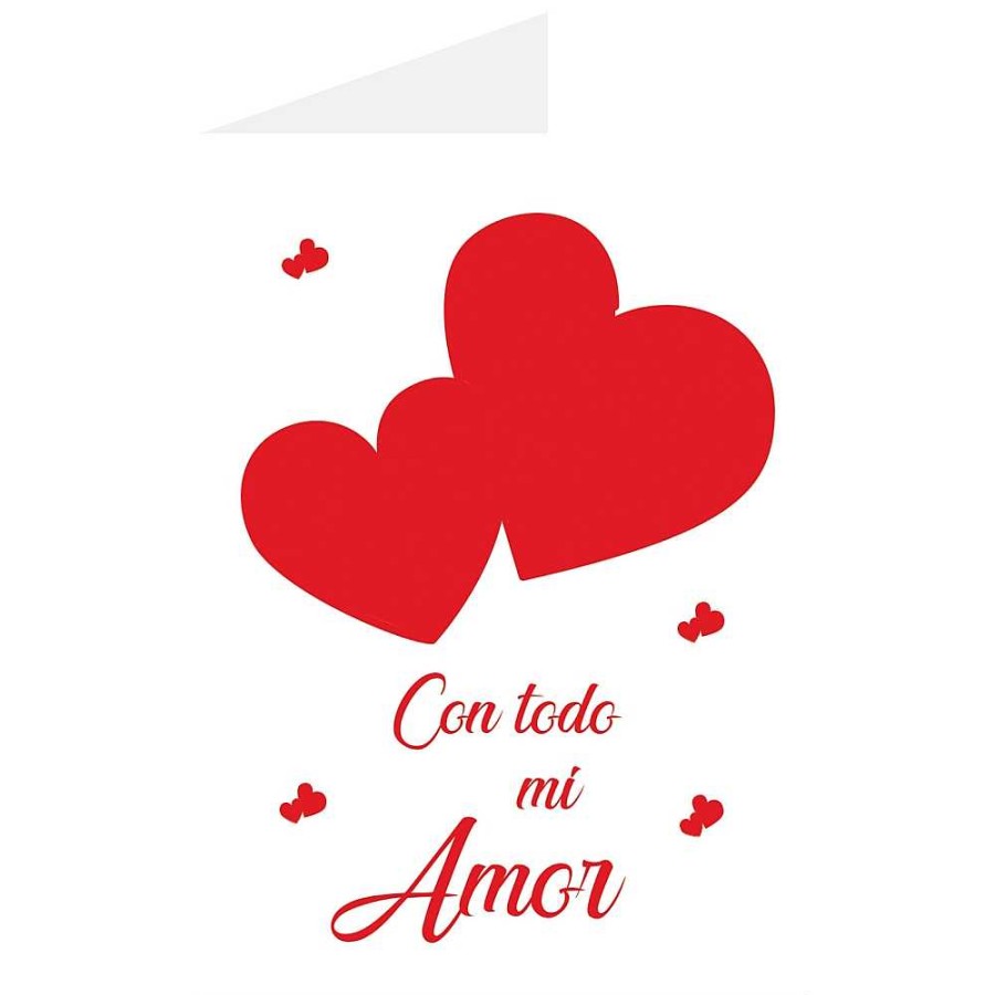 Papeler A Arguval Tarjetas Felicitaci N | Tarjeta Mini Con Todo Mi Amor Love 9X6