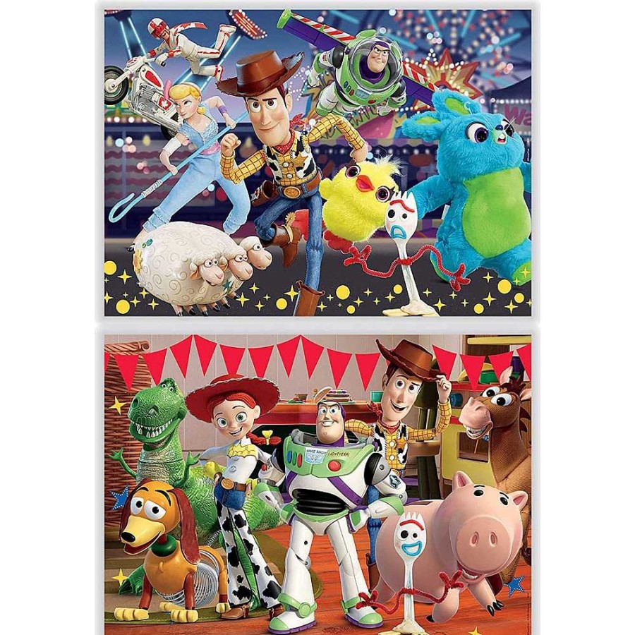 Juguetes Toy Story Puzzles Infantiles | Toy Story Puzzle Doble 2X100 Piezas