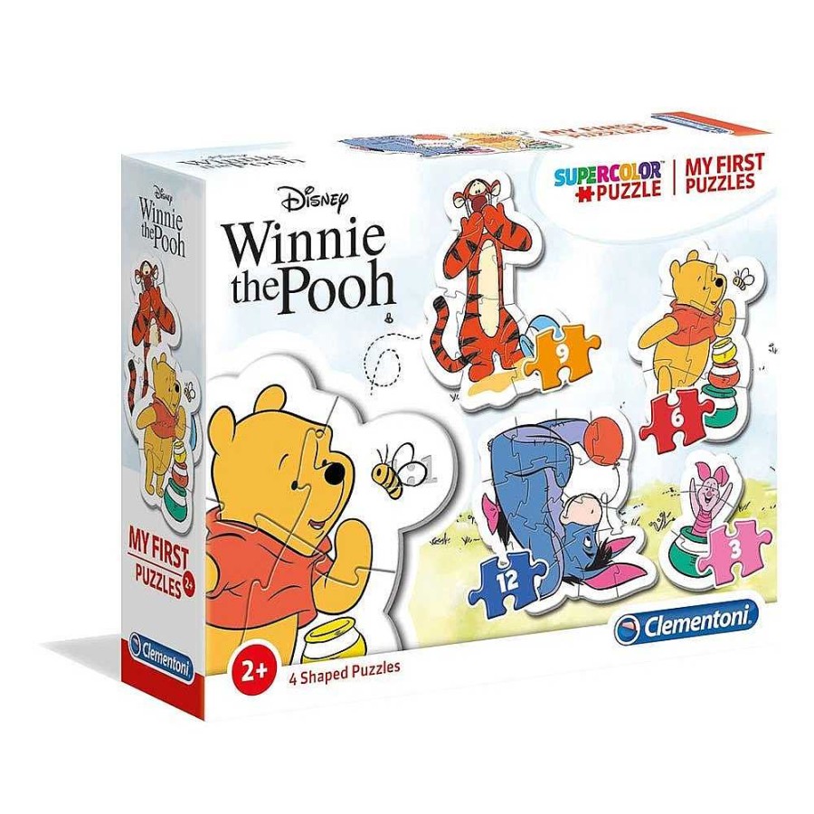 Juguetes Disney Puzzles Preescolar | Winnie The Pooh Mi Primer Puzzle 3-6-9-12 Piezas