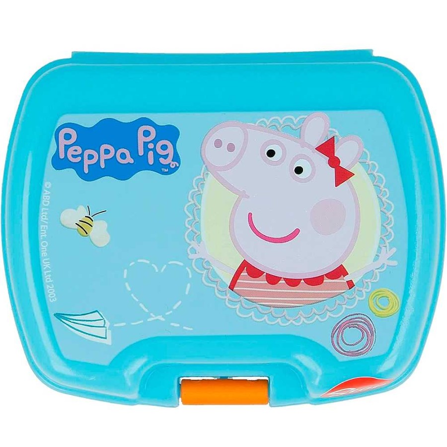 Mochilas Y Complementos Peppa Pig | Peppa Pig Sandwichera Mini Snacks 11X9X4