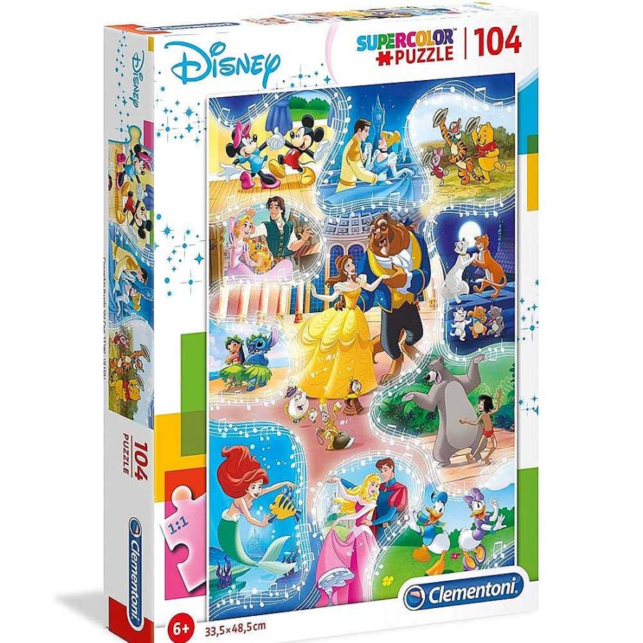 Juguetes Disney Puzzles Infantiles | Princesas Disney Puzzle 104 Piezas