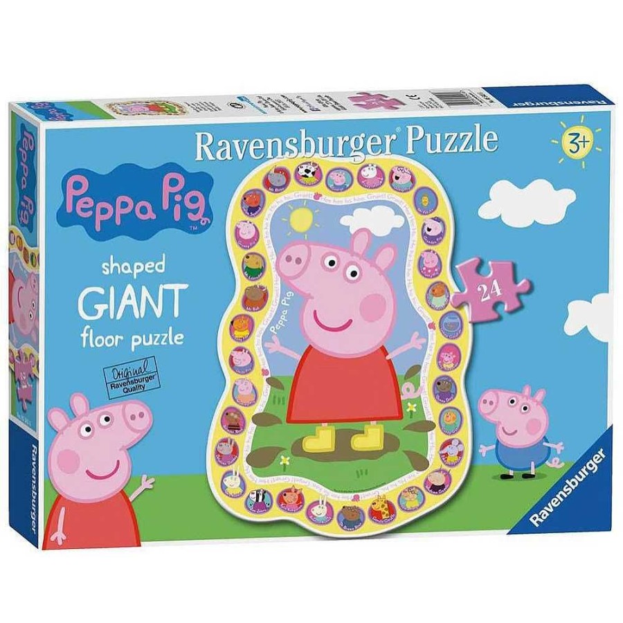 Juguetes Peppa Pig Puzzles Infantiles | Peppa Pig Puzzle Xl Suelo 24 Piezas