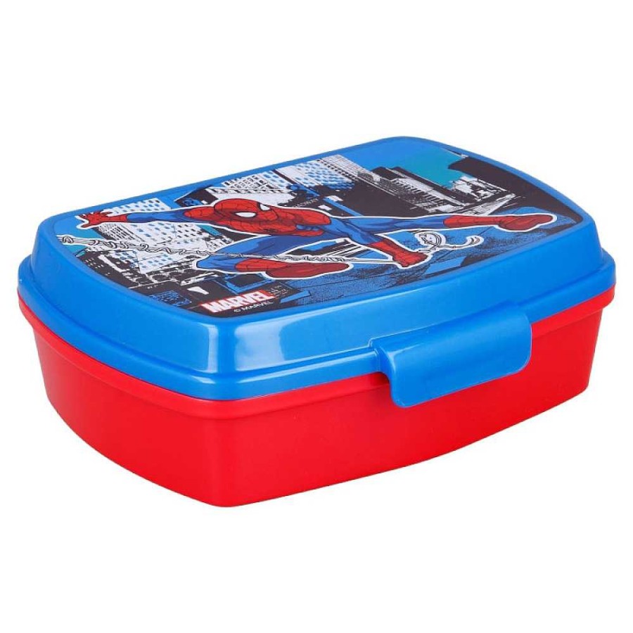 Mochilas Y Complementos Spiderman | Spiderman Fiambrera Sandwichera 17X14X6