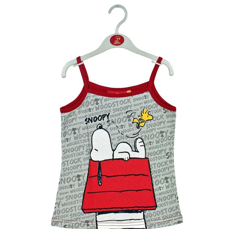 Regalo Snoopy Textil | Snoopy Camiseta Tirantes T/6-10 A Os