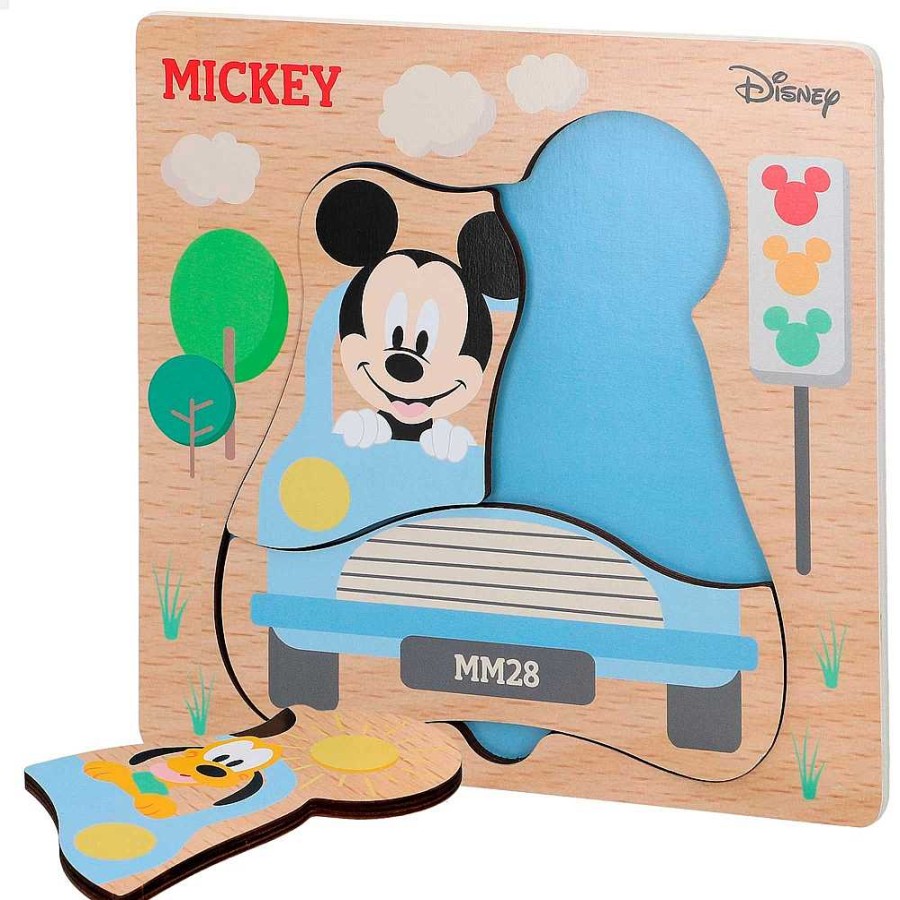 Juguetes Disney Rompecabezas Y Encajes | Disney Puzzle Baby Madera Eco 21X21