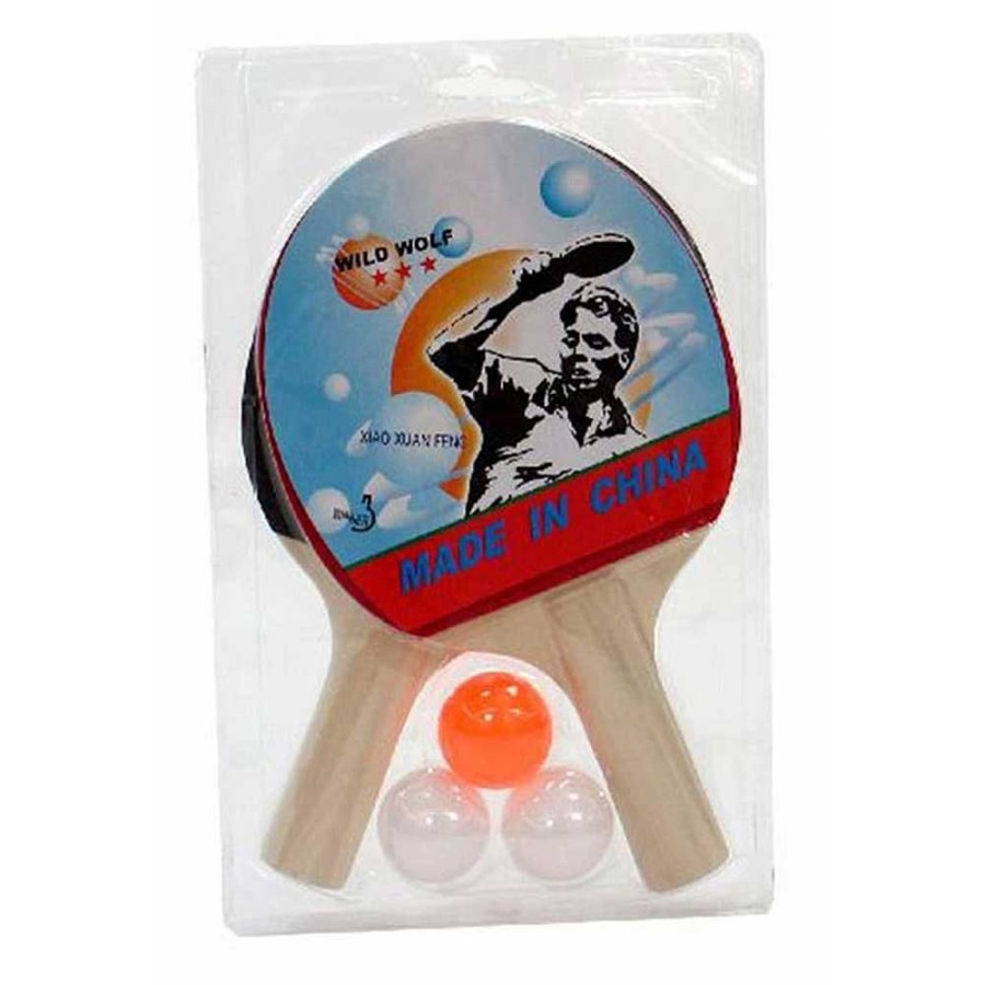 Juguetes Genérico Deportivos | Juego Ping-Pong 2 Raquetas Y 3 Bolas