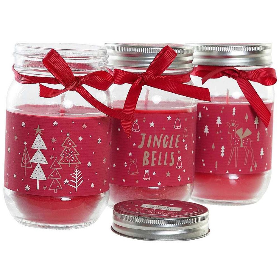 Home & Deco Item Velas Y Aromas | Vela Navidad Tarro Cristal 13X7X7 Surtido