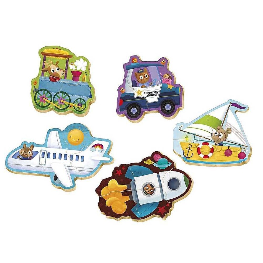 Juguetes Educa Puzzles Preescolar | Baby Puzzle Veh Culos 5 Piezas