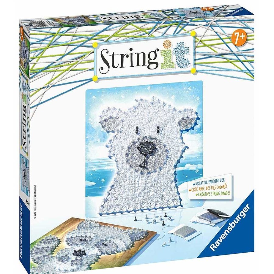 Juguetes Ravensburger Crea Y Pinta | Juego Creativo String It Oso Y Mapache