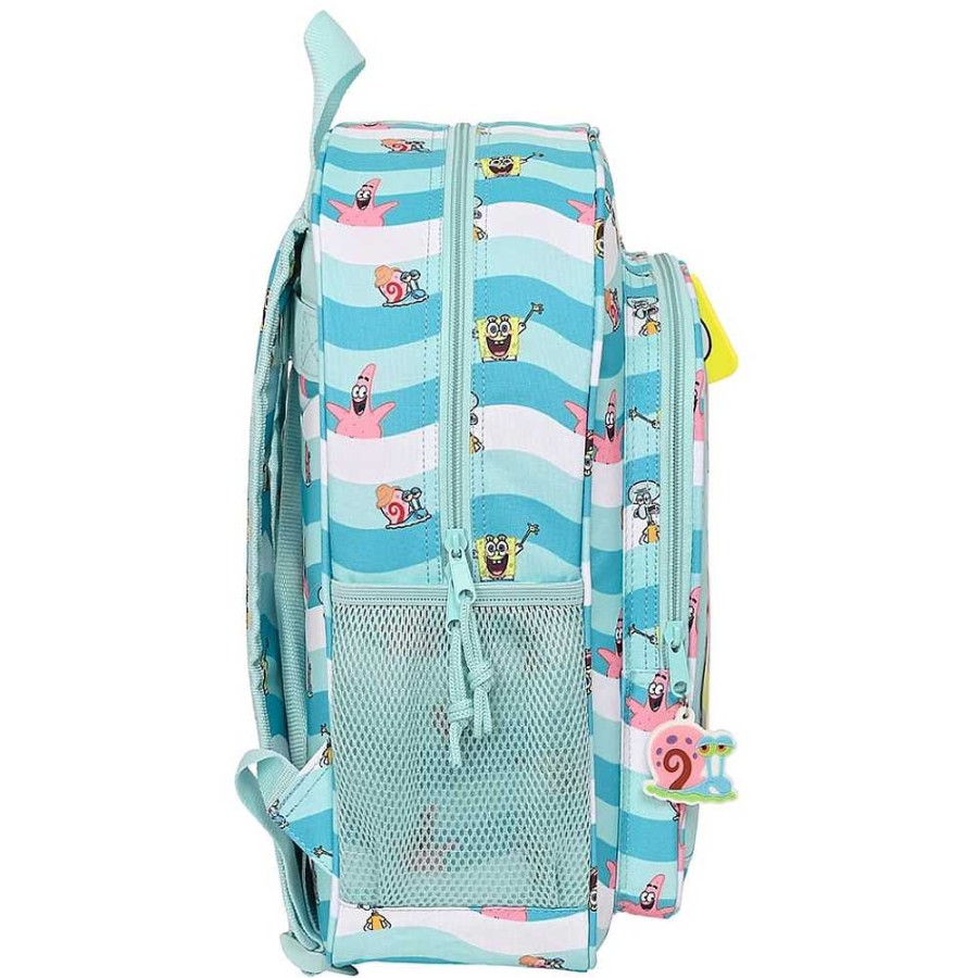 Mochilas Y Complementos Bob Esponja | Bob Esponja Mochila Adaptable A Carro 32X38X12