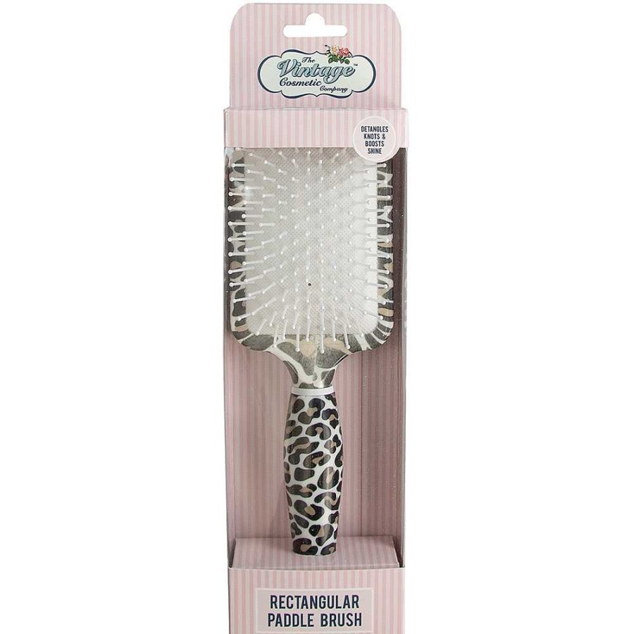 Regalo The Vintage Cosmetic Company | Cepillo Rectangular Leopardo