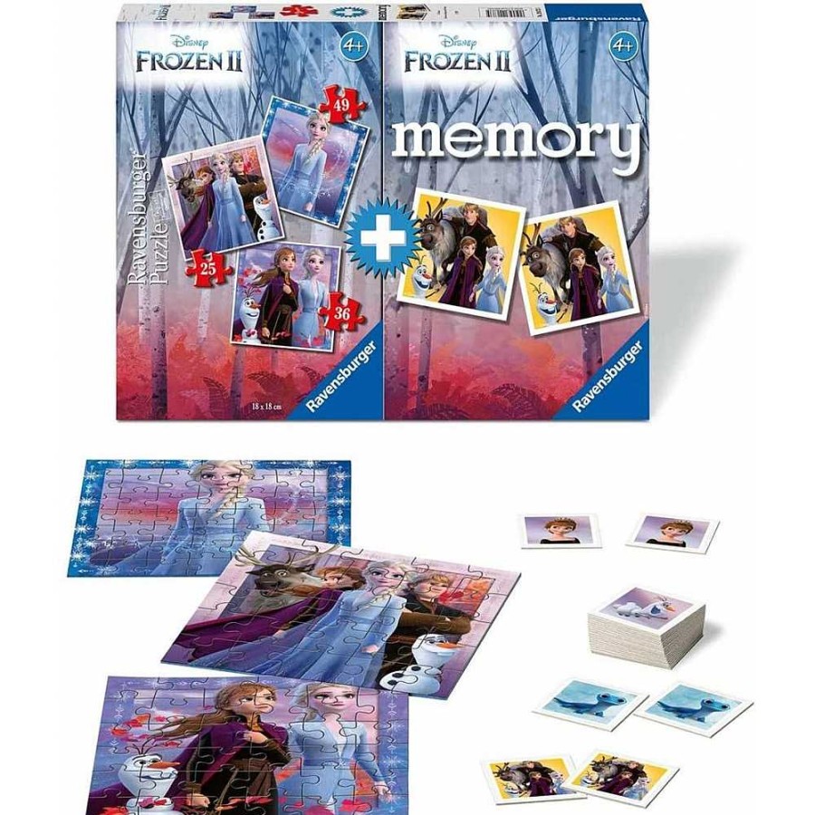 Juguetes Frozen Puzzles Infantiles | Frozen Pack Memory Y Puzzle Triple