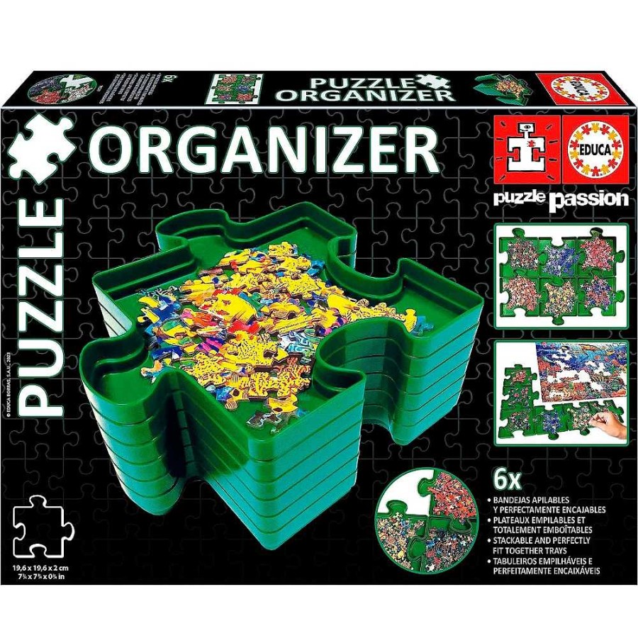 Juguetes Educa Puzzles 300-1000 Piezas | Pack 6 Bandejas Organizadoras Pl Stico Para Puzzles