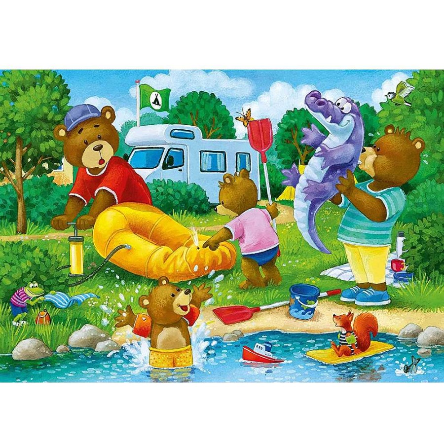 Juguetes Ravensburger Puzzles Infantiles | Puzzle Doble Familia Osos 2X24 Pzas