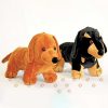 Juguetes Genérico Peluches | Peluche Perro Teckel 28 Cm - 2 Colores