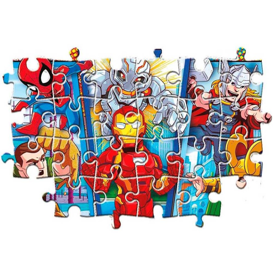 Juguetes Avengers Puzzles Infantiles | Marvel Super Hero Puzzle 104 Piezas Maxi