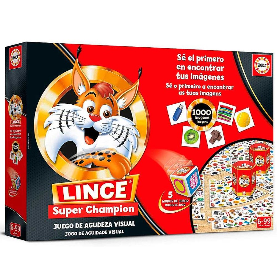 Juguetes Educa Juegos De Sociedad | Lince Juego De Memoria Superchaiom 1000 Im Genes