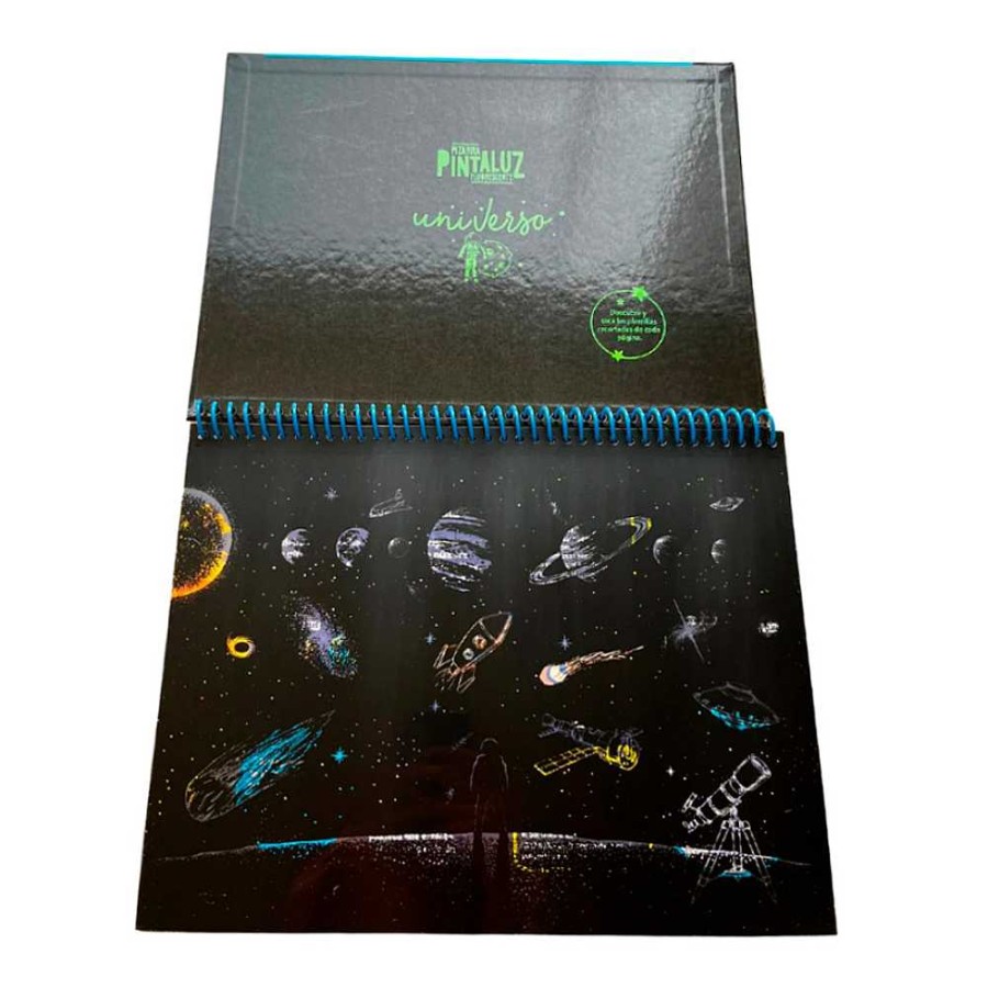 Juguetes Playtime Pizarras Y Pupitres | Pizarra Fluorescente Pintaluz Universo 28X35