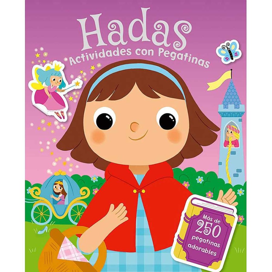 Papeler A Edibook Coloreables Y Actividades | Libro Pegatinas Y Extra Bles Hadas