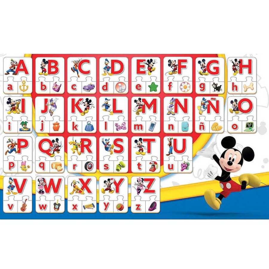 Juguetes Disney Puzzles Preescolar | Mickey&Friends Aprende El Abecedario