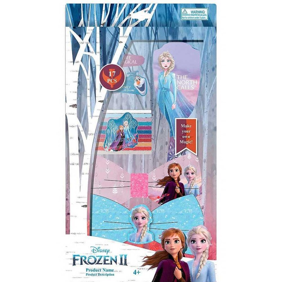 Regalo Frozen Cosm Tica Infantil | Frozen Set 16 Piezas Pelo Con Cepillo 28X17