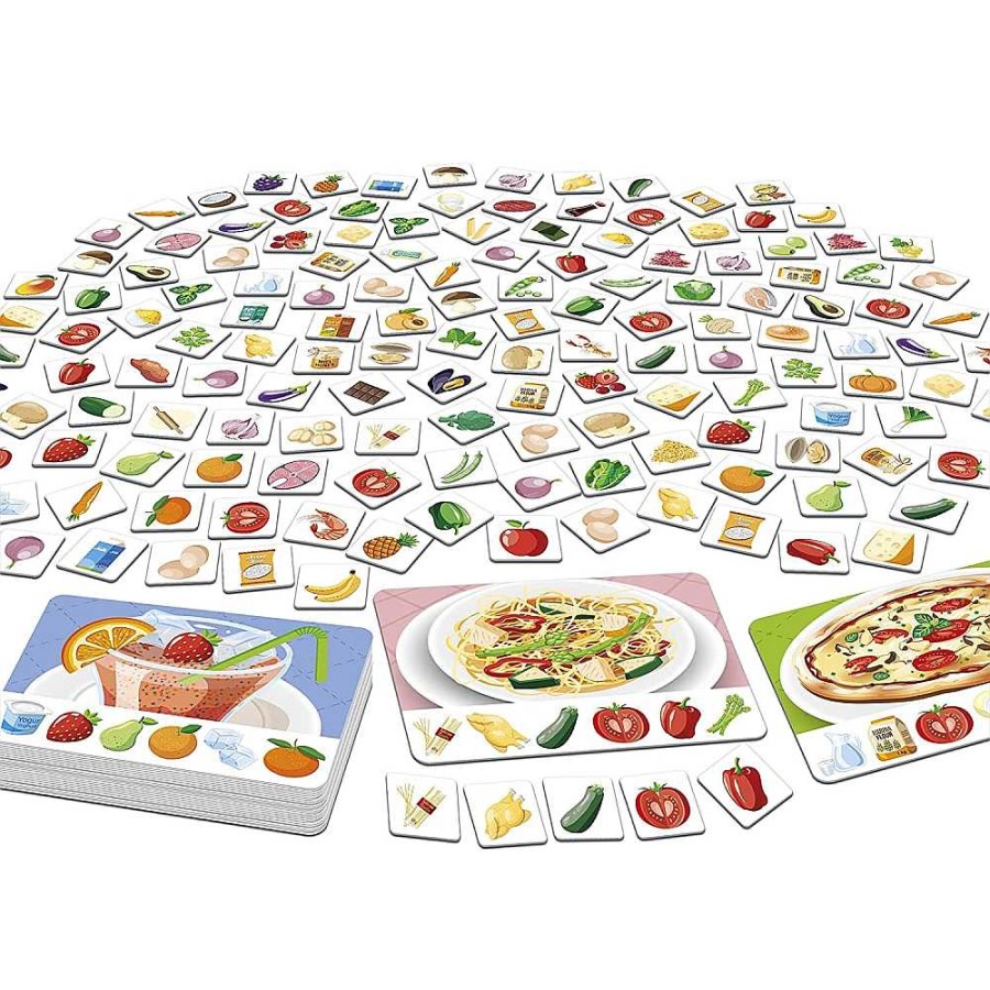 Juguetes Educa Juegos De Memoria | Go Challenge Food Juego De Memoria